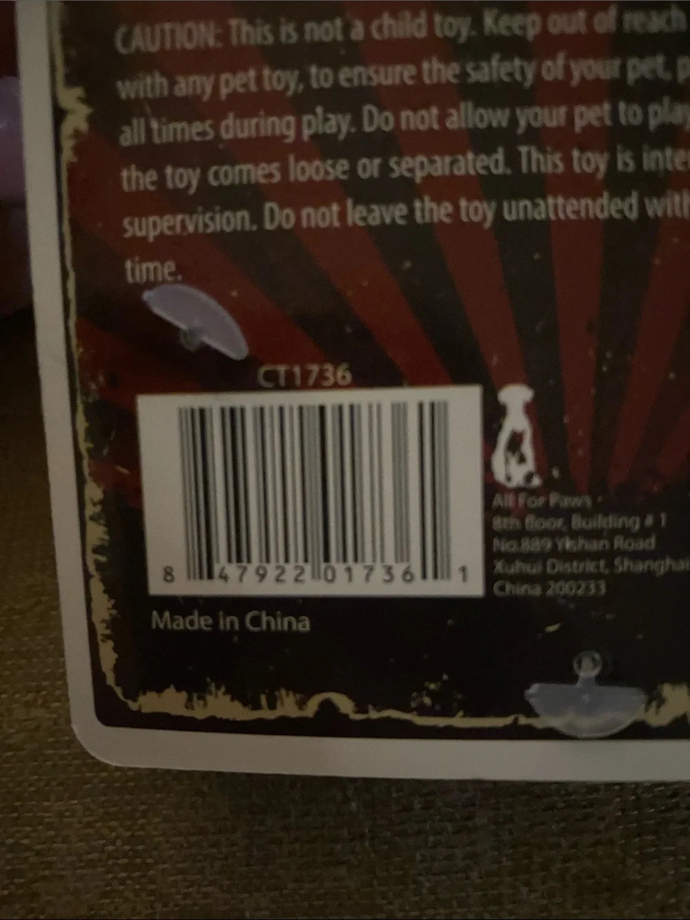 afp KitNip Yellow-Handled Cat Toy Boombox Plush